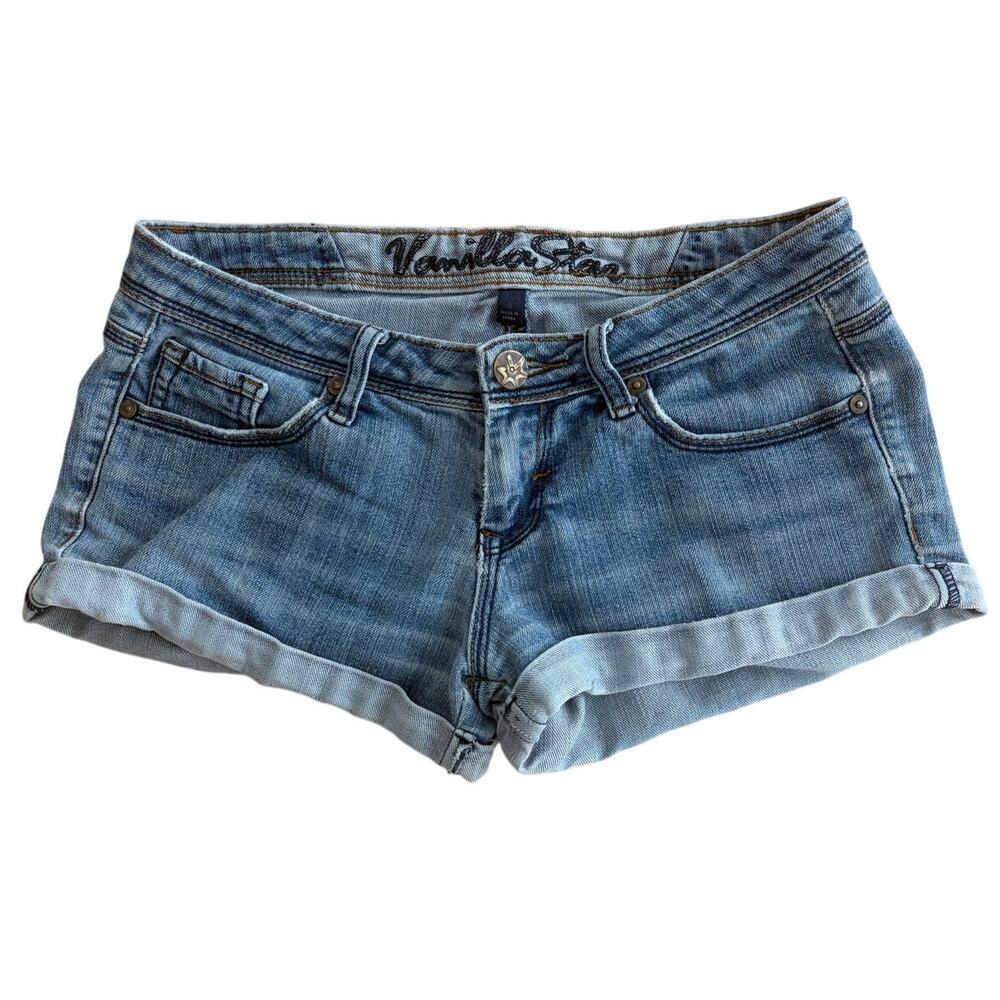 vintage y2k vanilla star low rise denim shorts size 5